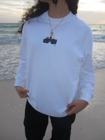 Steadfast Collection Adult Unisex Crewneck Long-Sleeve T-Shirt (White)