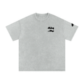 Steadfast Collection Adult Unisex Snow Washed Oversized Cotton T-Shirt (Light Grey)