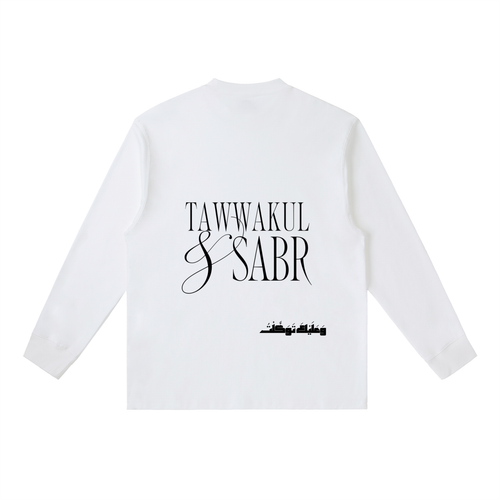 Steadfast Collection Adult Unisex Crewneck Long-Sleeve T-Shirt (White)