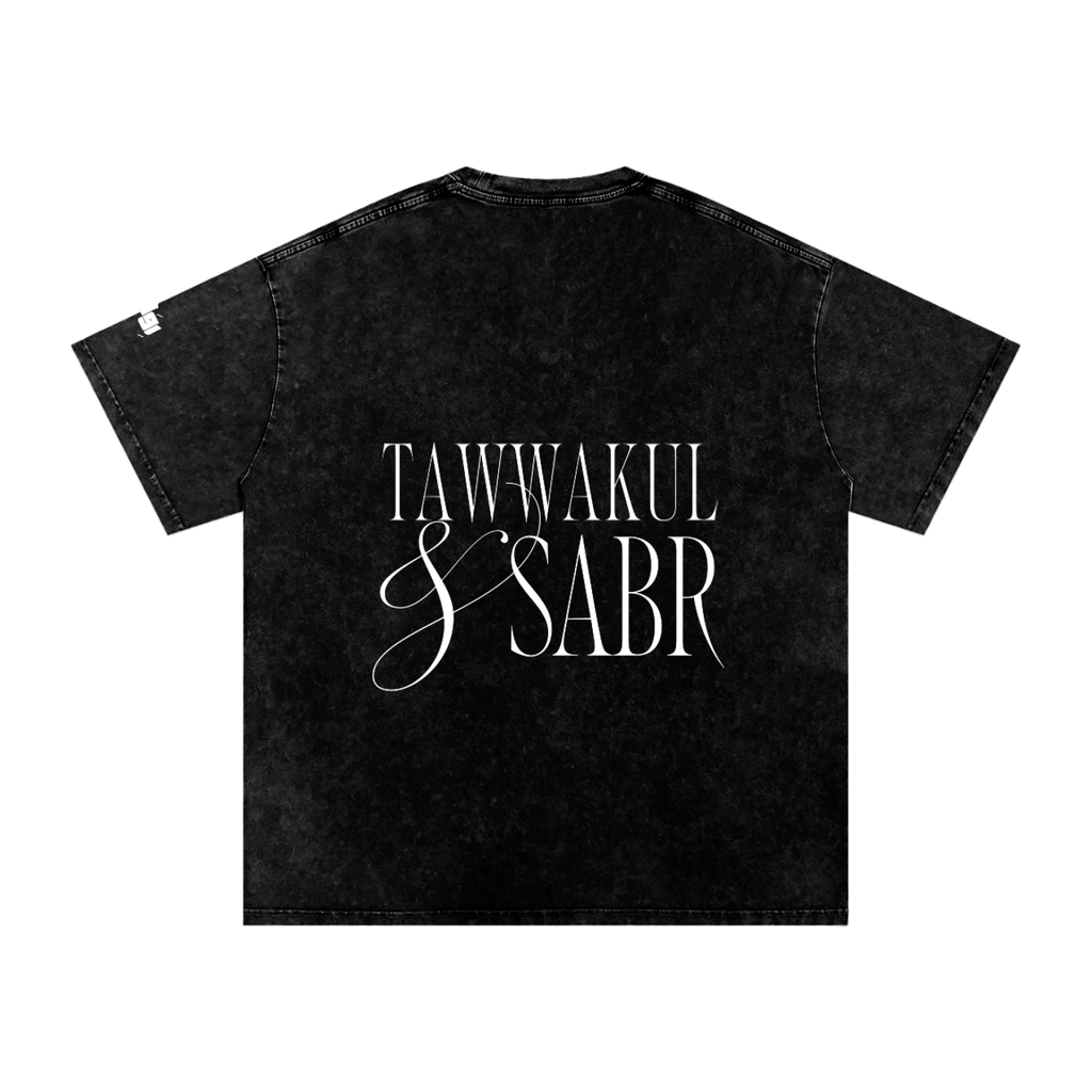 Steadfast Collection Adult Unisex Snow Washed Oversized Cotton T-Shirt